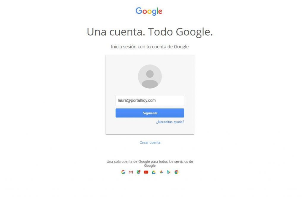 Iniciar sesión en Gmail Entrar en el correo electrónico Gmail